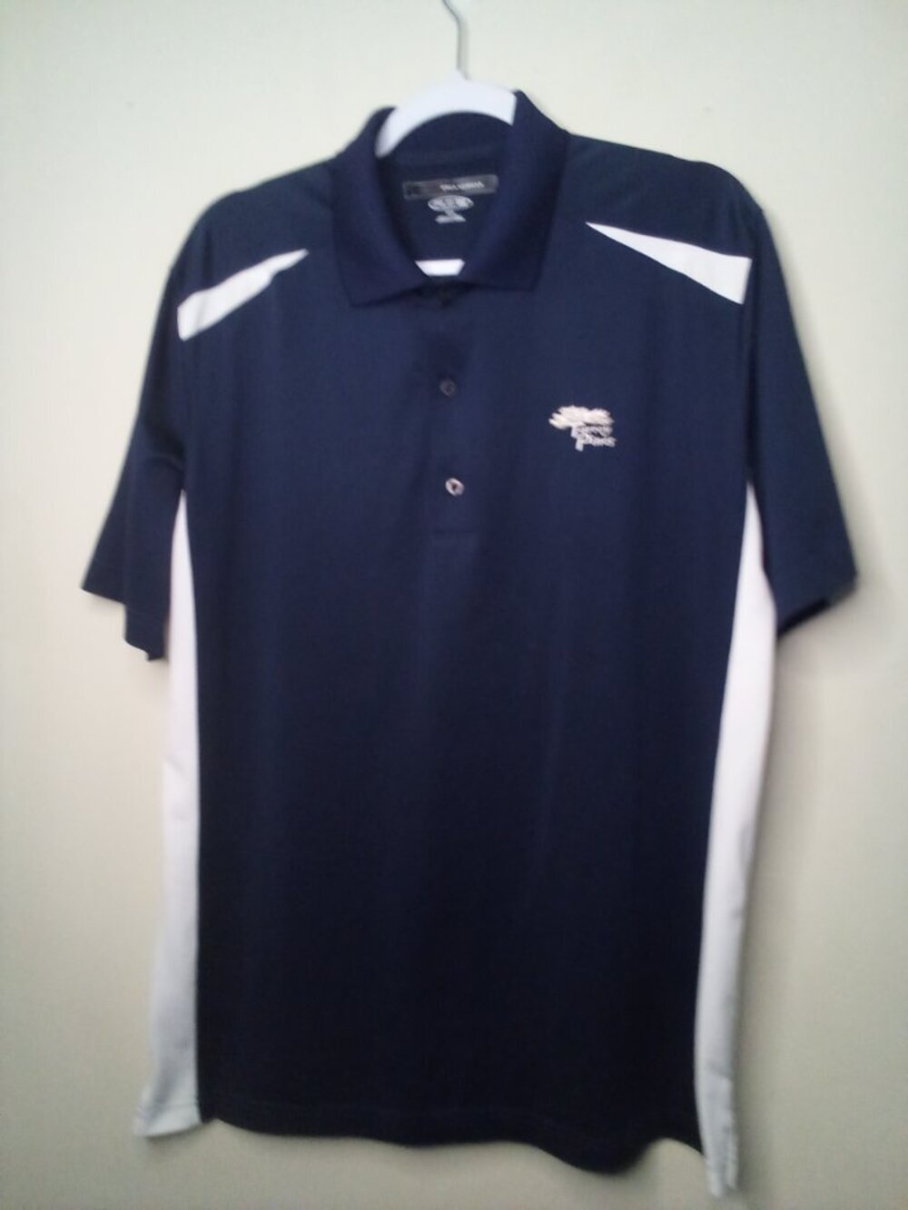 Greg Norman Torrey Pines Polo Shirt Men M Short Sleeve Play Dry Blue